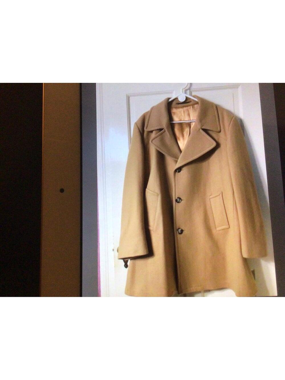 Mens Silver Cloud Tan Coat